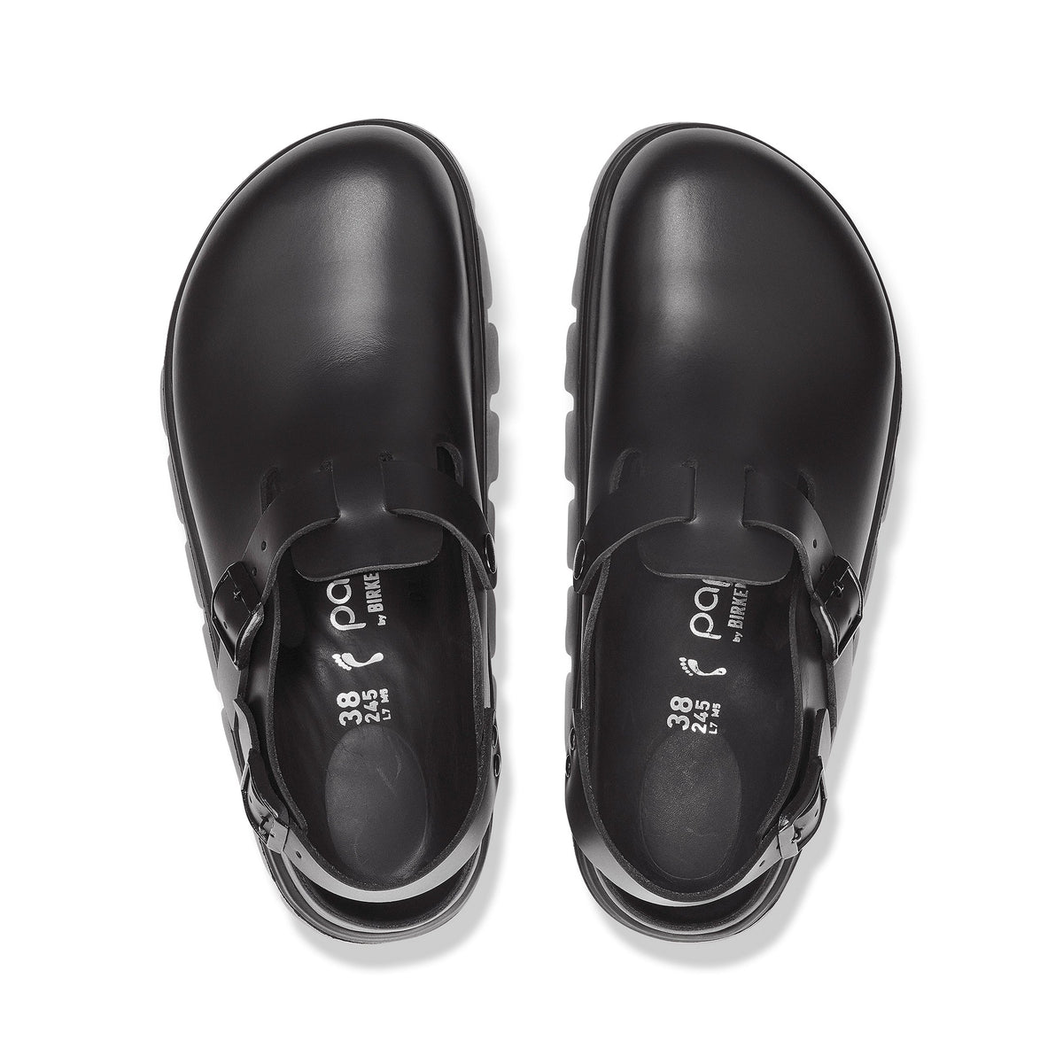 Tokio Chunky Exquisite Smooth Leather Black