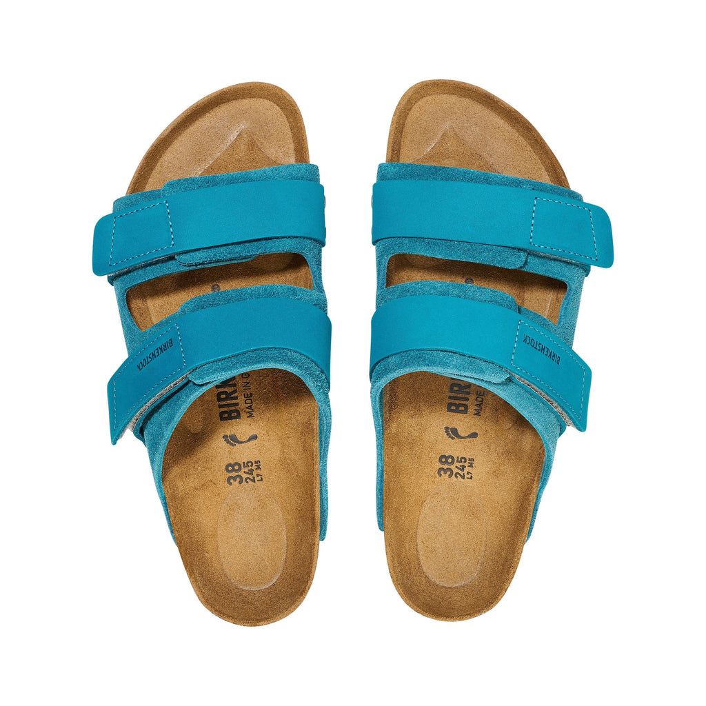 Uji Deep Turquoise Suede/Nubuck Leather