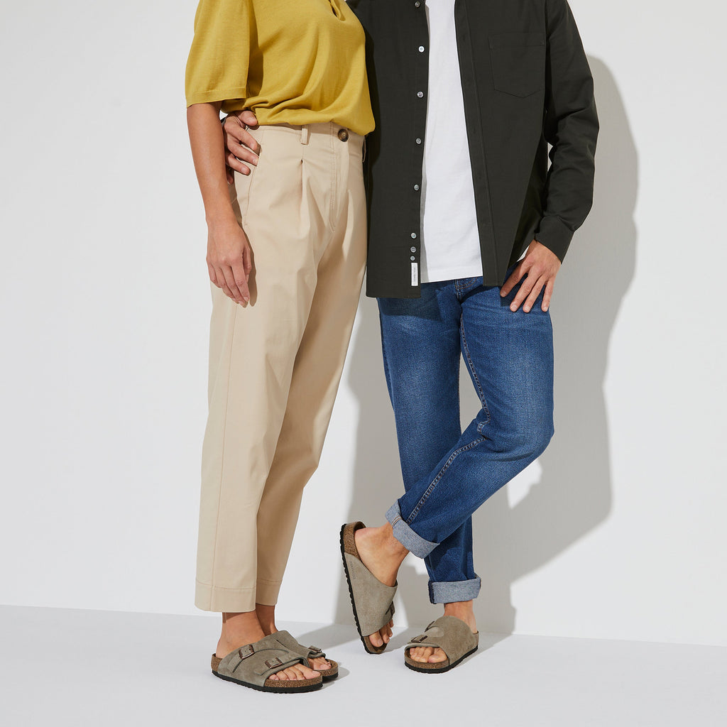 Zurich SFB Taupe Suede Leather